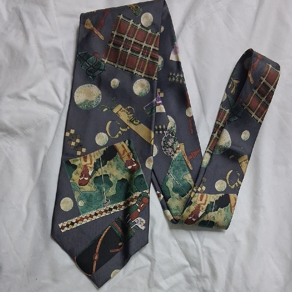 Expressions Multicolor Abstract Men's Tie